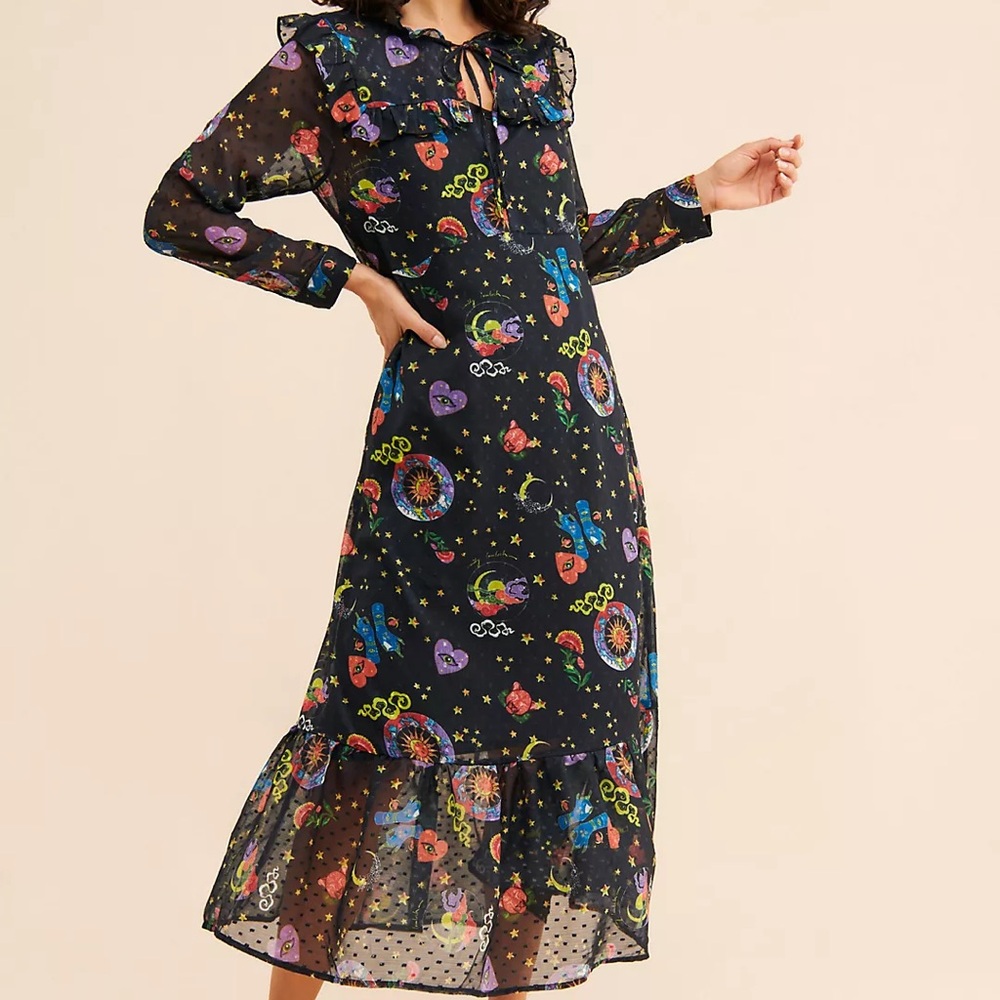 Emily Lovelock Star Gazing Midi Dress